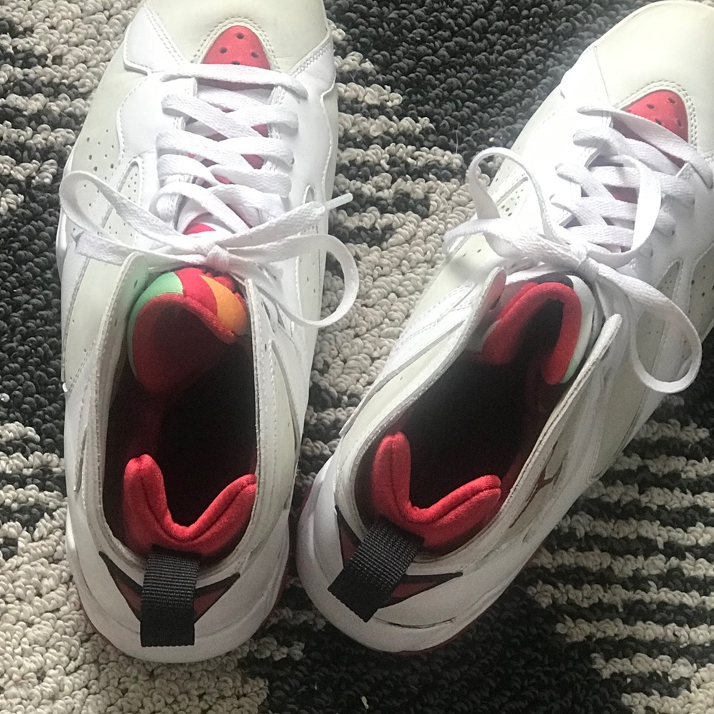 Air Jordan 7 Retro BG Hare Athletic Sneakers - Picture 3 of 7